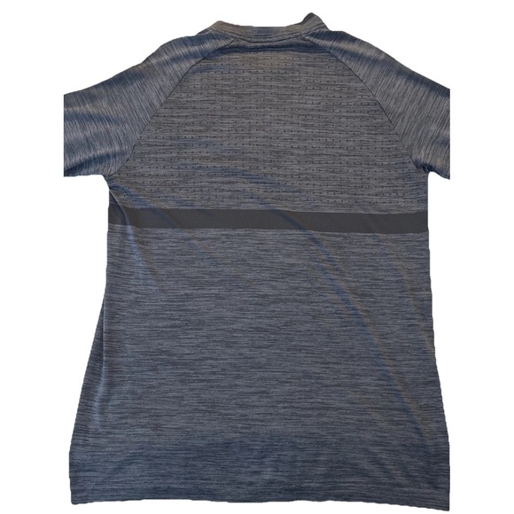 Nike Golf Pullover Mens Large Blue Dri-FIT Quarter Zip Long Sleeve Athletic Top - Picture 2 of 4